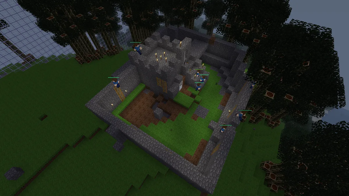 Capture the flag screenshot of the building of a Castle